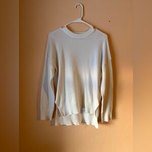 Tahari Ribbed White Sweater